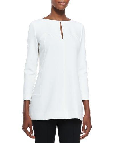 Tunic Blouse With Keyhole