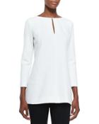 Tunic Blouse With Keyhole