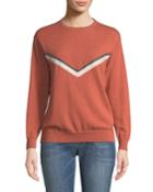 Cashmere Alpine-v Crewneck