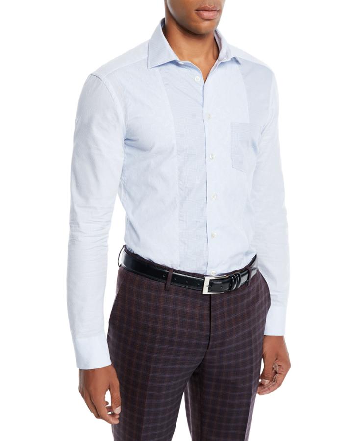 Men's Striped Pieced