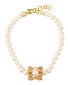 Copa Cabana Necklace, Pearly White