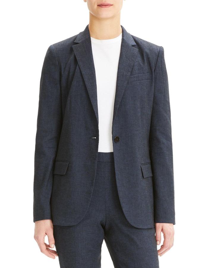 Staple One-button Eco Sharkskin Blazer