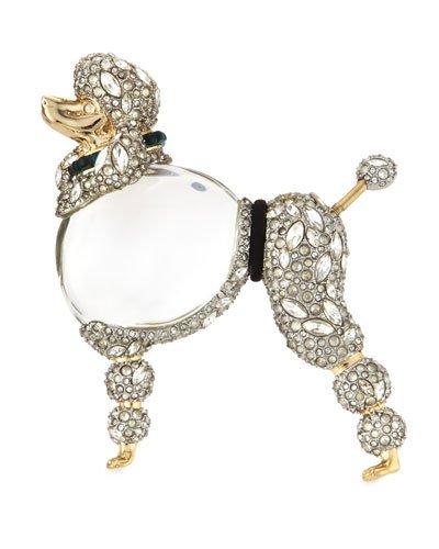Lucite Jelly Belly Poodle Pin