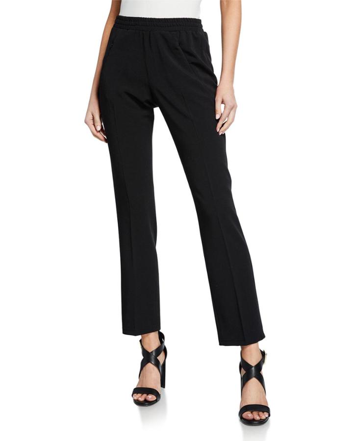 Straight-leg Pull-on Pants