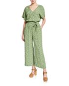 Andi Floral-print Wrap Jumpsuit