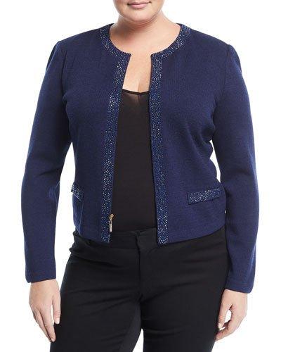 Mezzo Stone-trim Santana-knit Jacket,