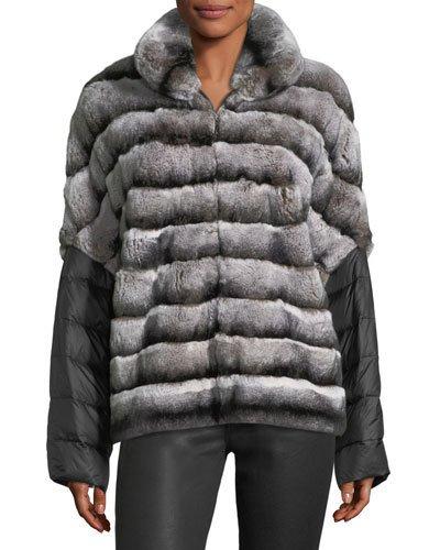 Fur Coat W/ Removable Puffer