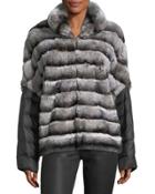 Fur Coat W/ Removable Puffer
