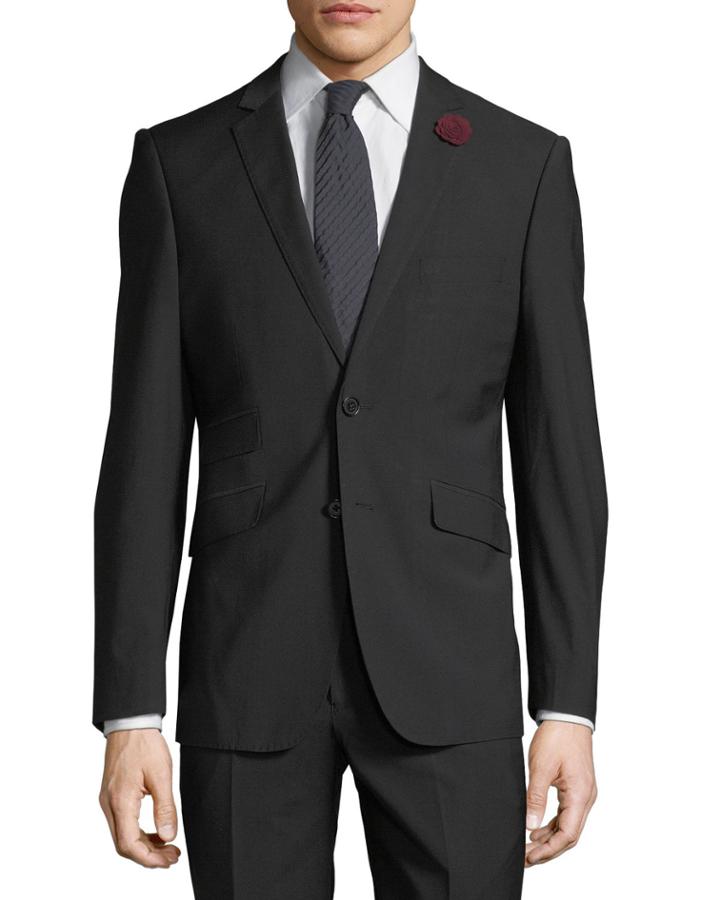 Men's Two-piece Suit W/ Rose