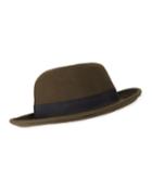 Men's Partially Crushable Wool Fedora