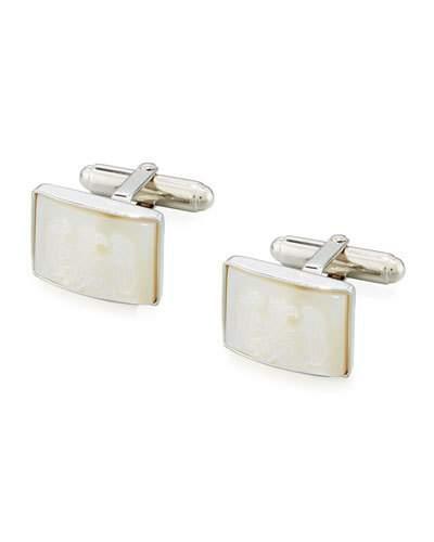 Carved Mother-of-pearl Eagle Cuff