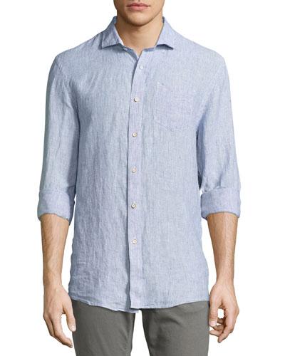 Button-front Linen