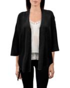 Open Cardigan With Belt