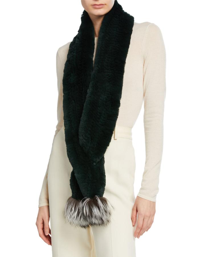 Long Rabbit/fox Fur Pull-through