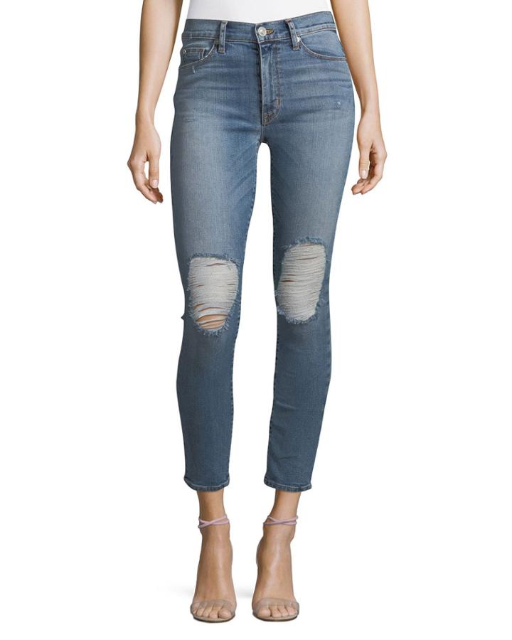 Barbara High-waist Super-skinny Ankle Jeans