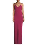 Brooklyn V-neck Evening Gown