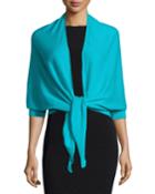 Minnie Rose Tie-front Cotton Cardigan, Capri Turquoise, Women's, Size: Xs/s, Capri Turq