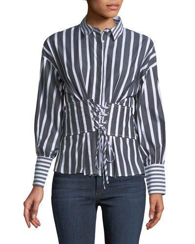 Corseted Button-front