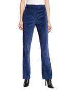 Margaret Velvet Straight-leg Pants