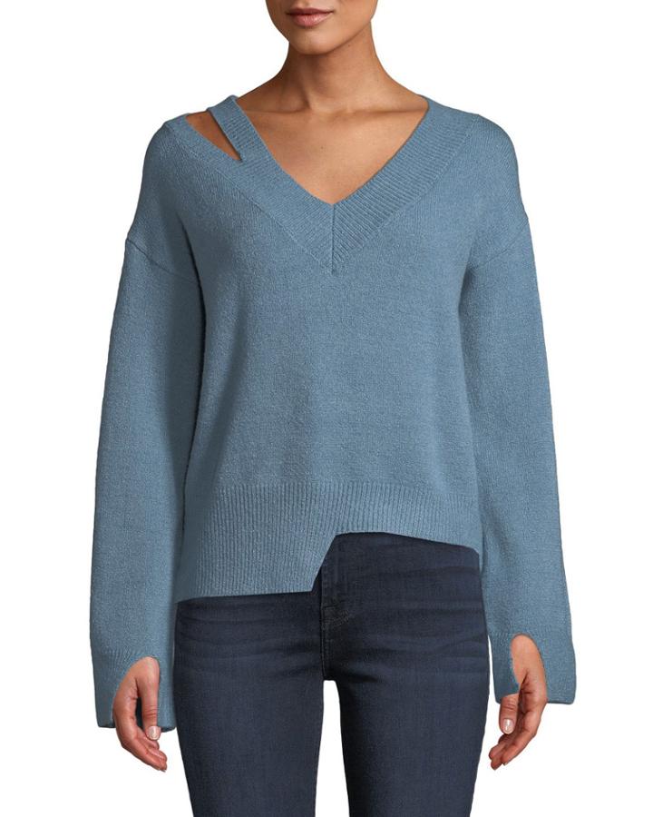 Asymmetric Cut-out Shoulder