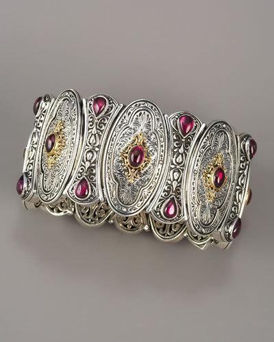 Rhodolite Aspasia Bracelet