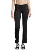 Fit-sana&trade; Scalloped Athletic Pants, Cherry Tomato