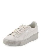 Basket Leather Platform