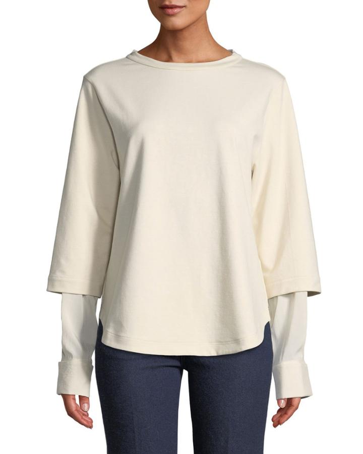 Crewneck Double-sleeve