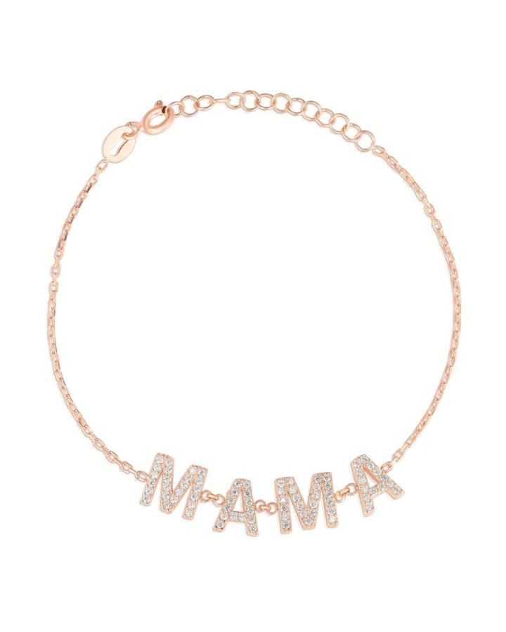 Crystal Mama Bracelet, Rose