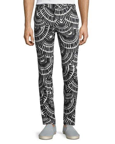 Clyde Geometric Fan-print