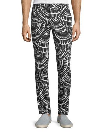 Clyde Geometric Fan-print