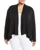 Matte Jersey Hardware-sleeve Cardigan,