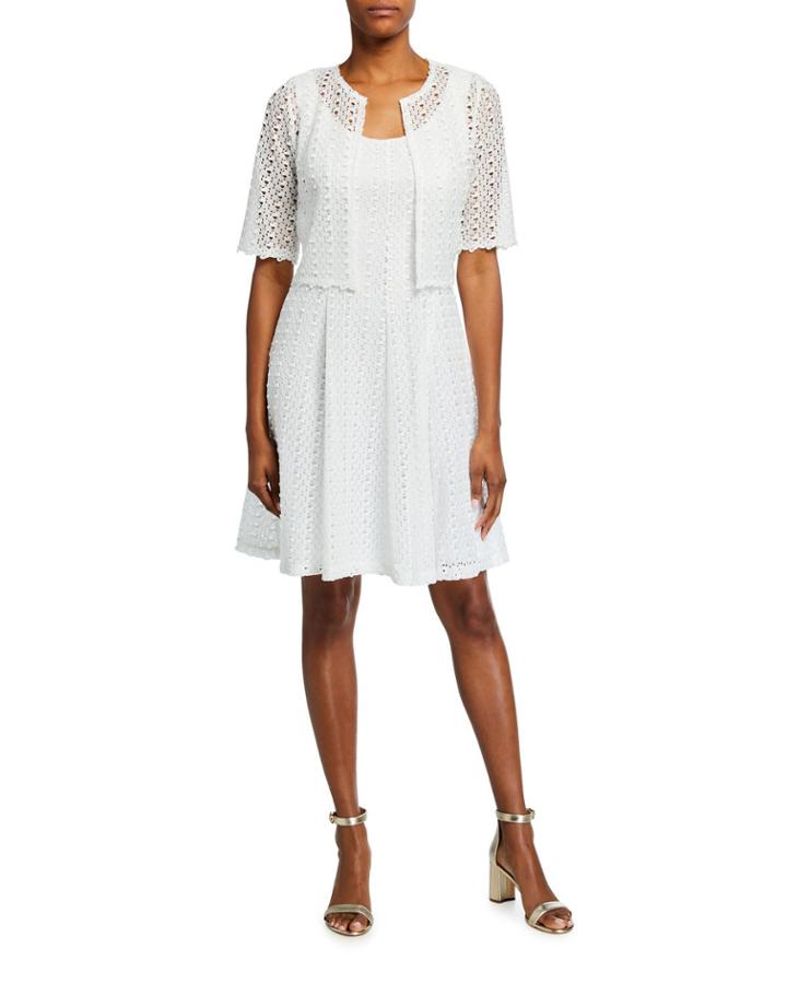 Two-piece Lace Jacket And Dress