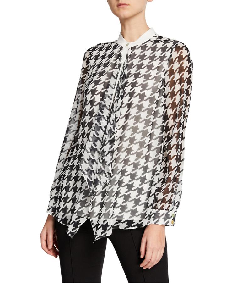 Houndstooth-print