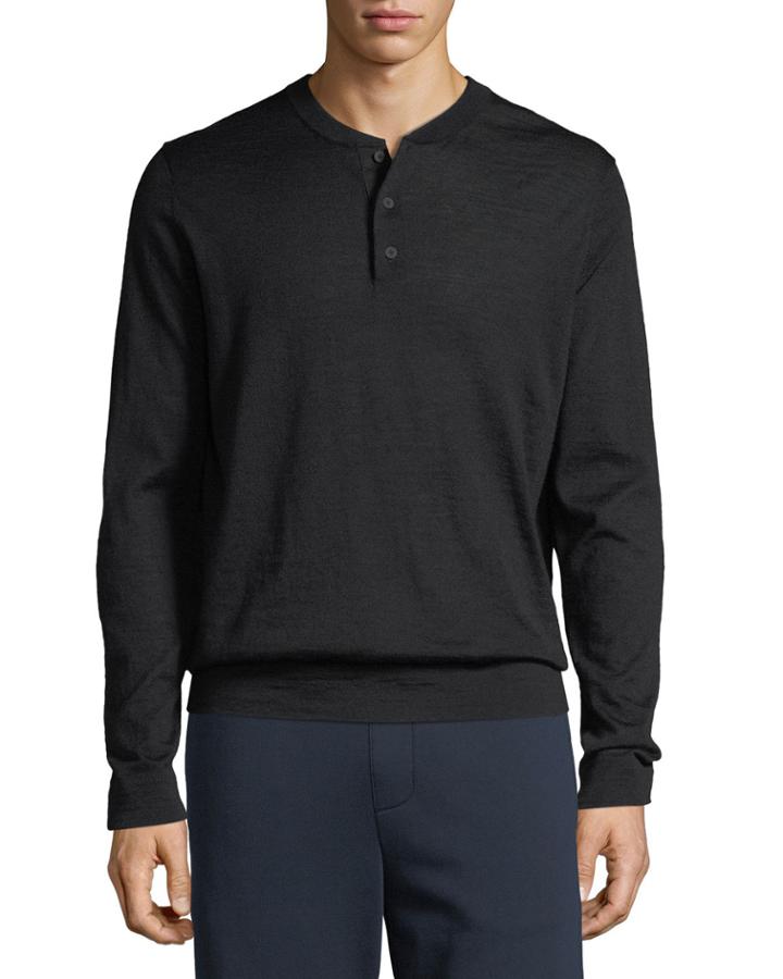Men's Wool Henley