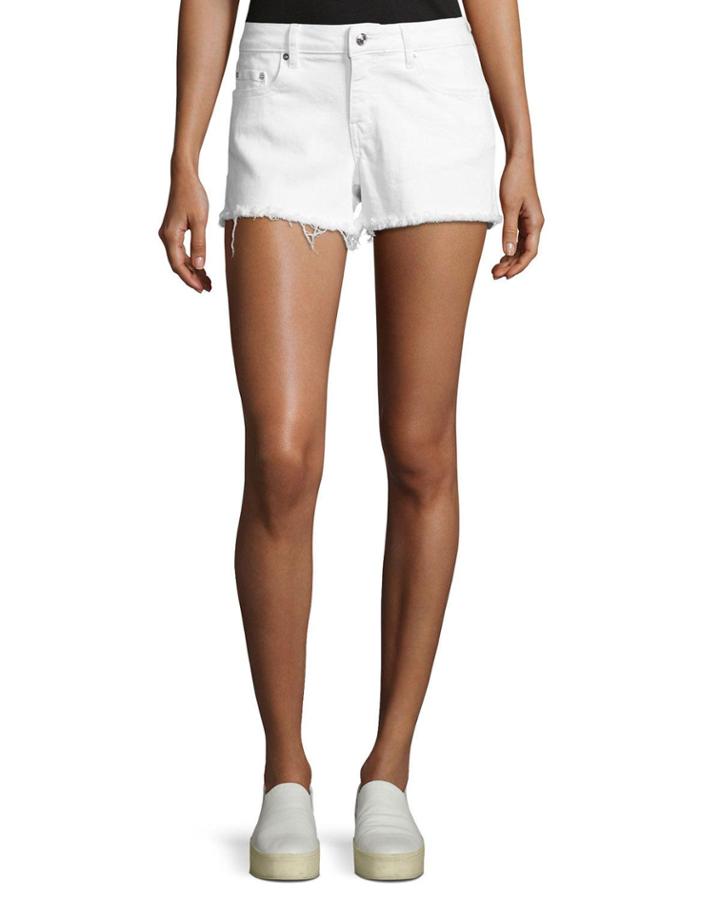 Quinn Mid-rise Slim Girlfriend Jean Cutoff