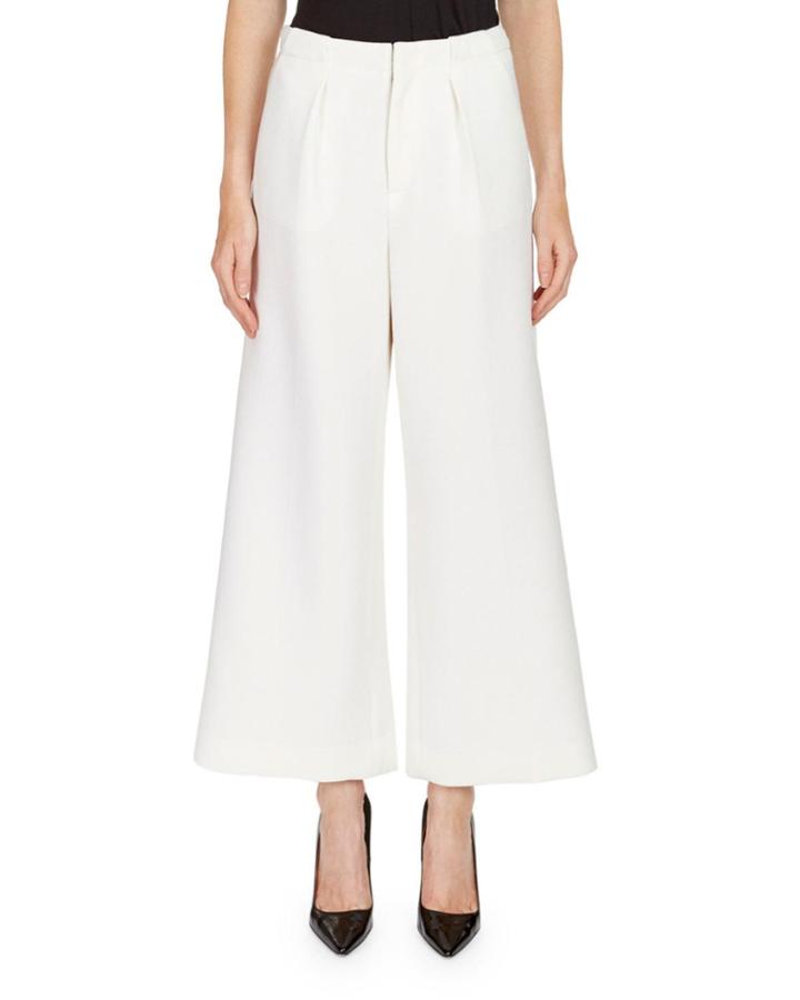 Broadgate Pleated Wide-legs Pants