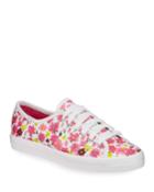 X Kate Spade Kick Start Floral-print Leather