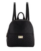 Agyness Pebbled Leather Backpack