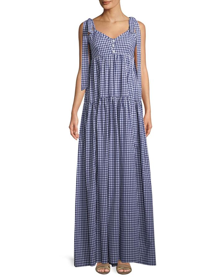 Elle Gingham Tiered