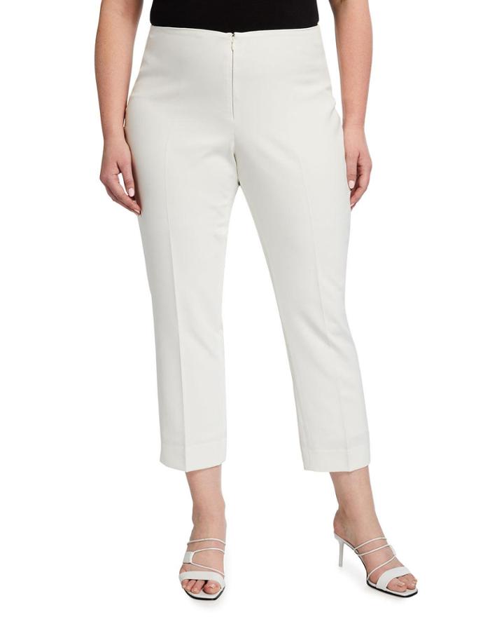 Plus Size Lisa Straight-leg Ankle Pants