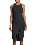 Piper Ruffle-hem Cocktail Dress
