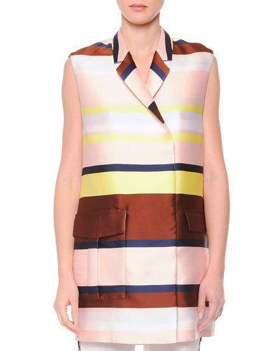 Striped Shantung