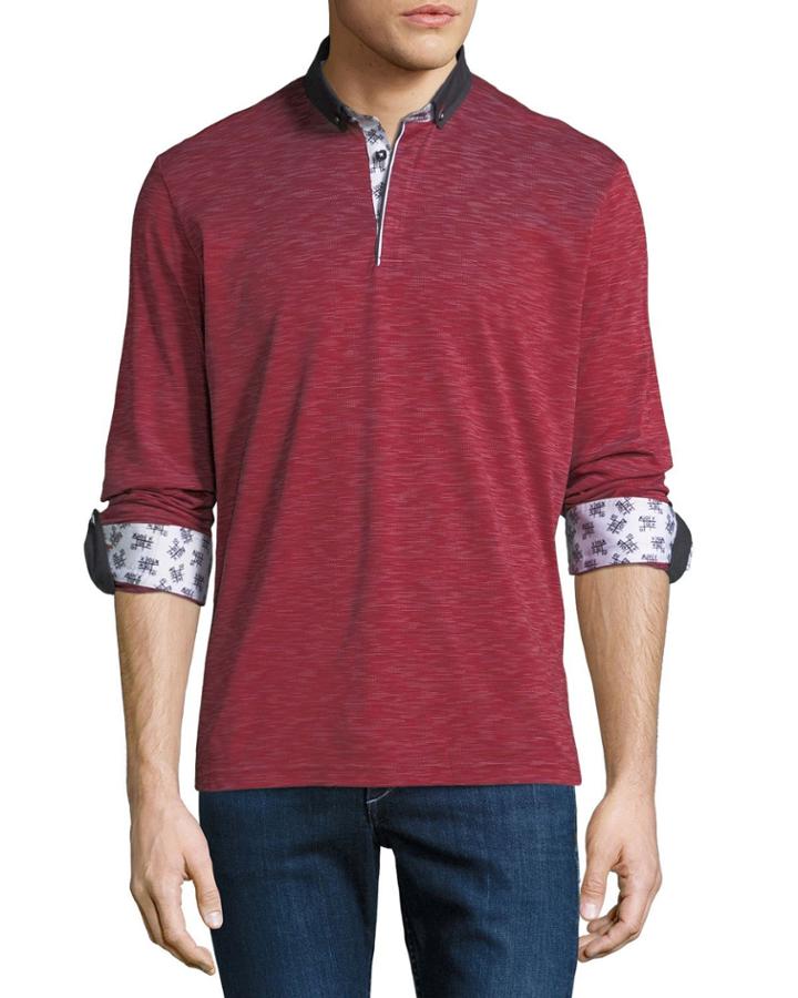 Men's Line Long-sleeve Polo