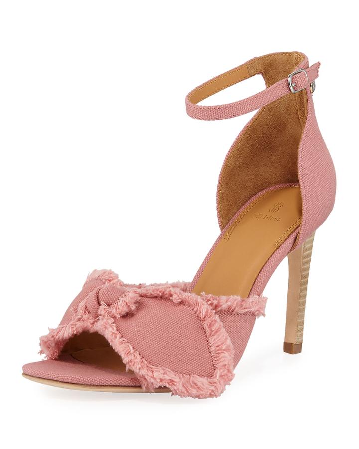 Marley Denim Fringe Pumps