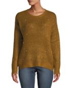 Pearly-stud Relaxed-fit
