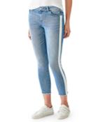 Florence Crop Mid-rise Skinny With Racer