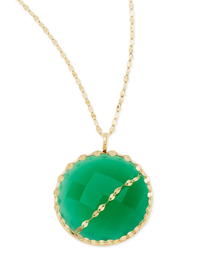Lana Glow Green Onyx 14k Gold Necklace, Women's, Yellow Gol