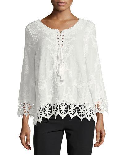 Daybreak Lace-trim Blouse