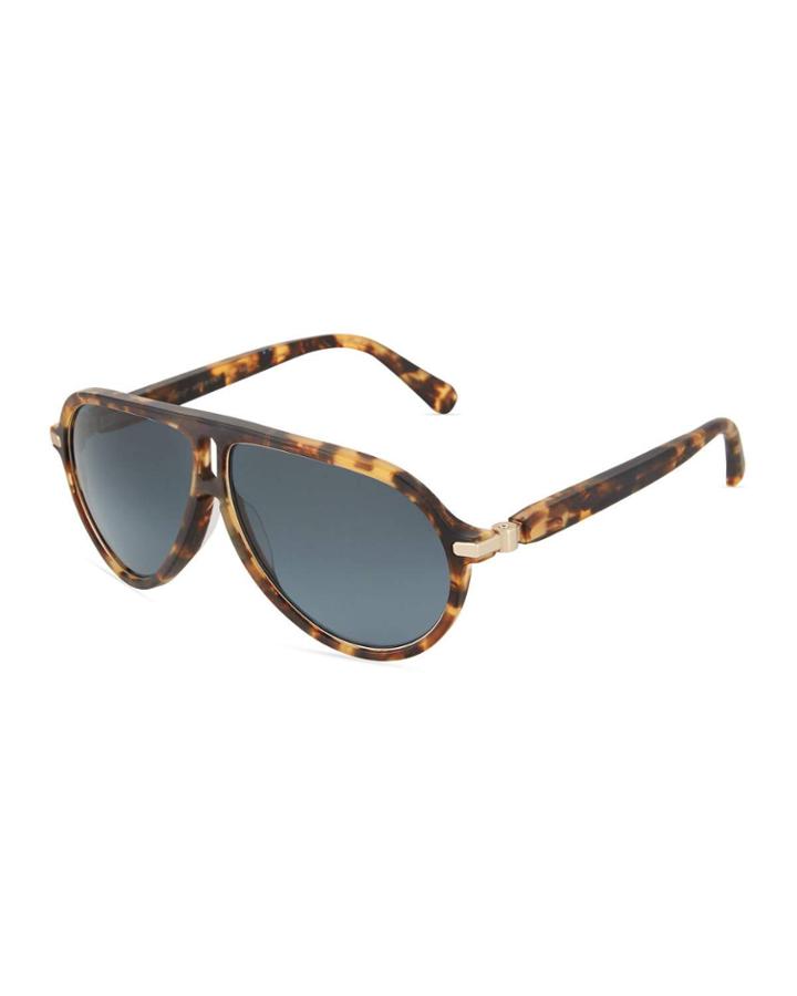Semi-shield Tortoiseshell Acetate